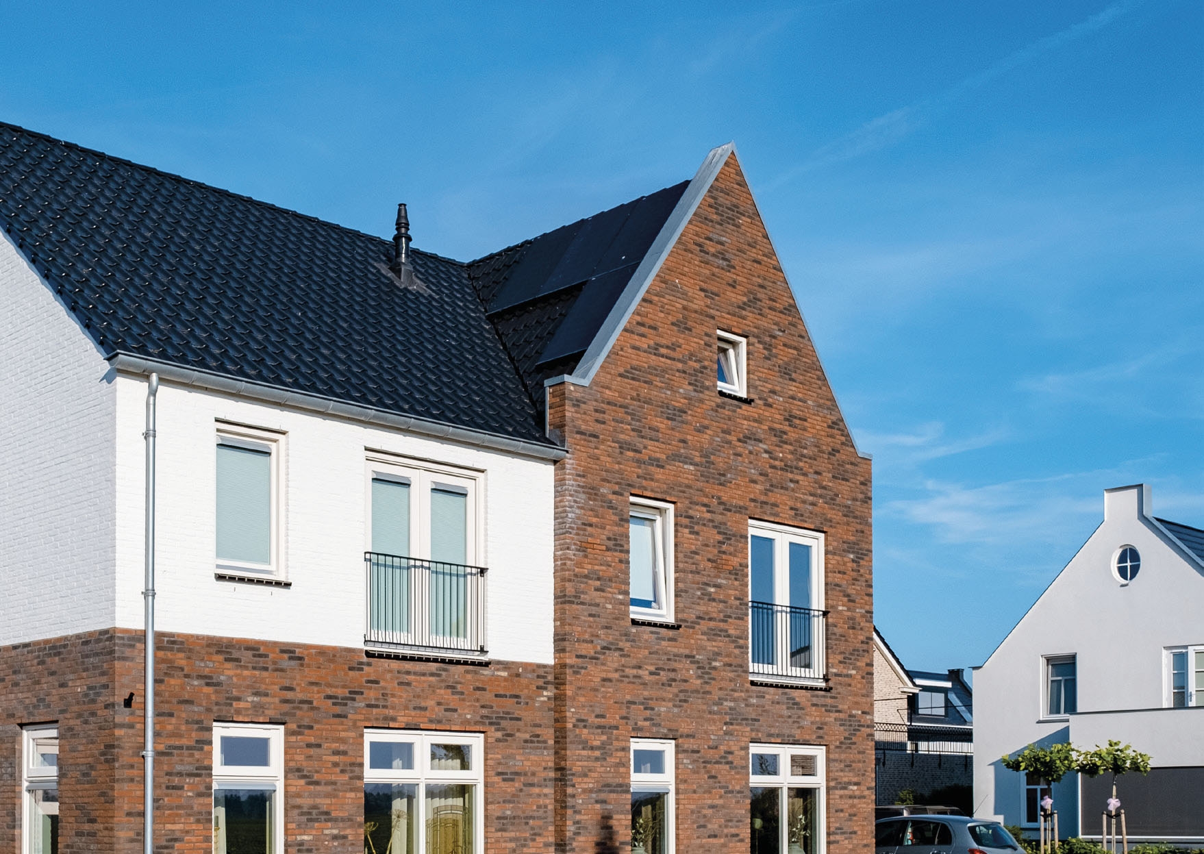 Bescherm metselwerk tegen witte uitbloei